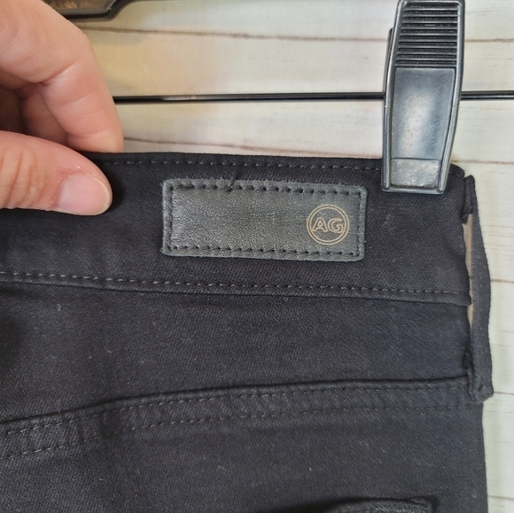 Ag ADRIANO GOLDSCHMIED THE FARRAH HIGH RISE SKINNY ANKLE JEANS IN BLACK, SZ 26 - Picture 8 of 15